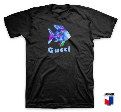 green gucci shirt|rainbow fish gucci shirt.